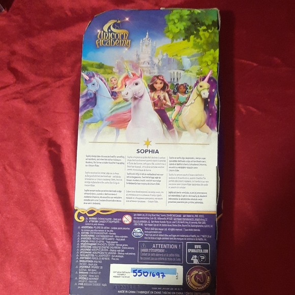 NIB Sophia Doll Unicorn Academy Netflix Purple and Gold - Picture 2 of 6
